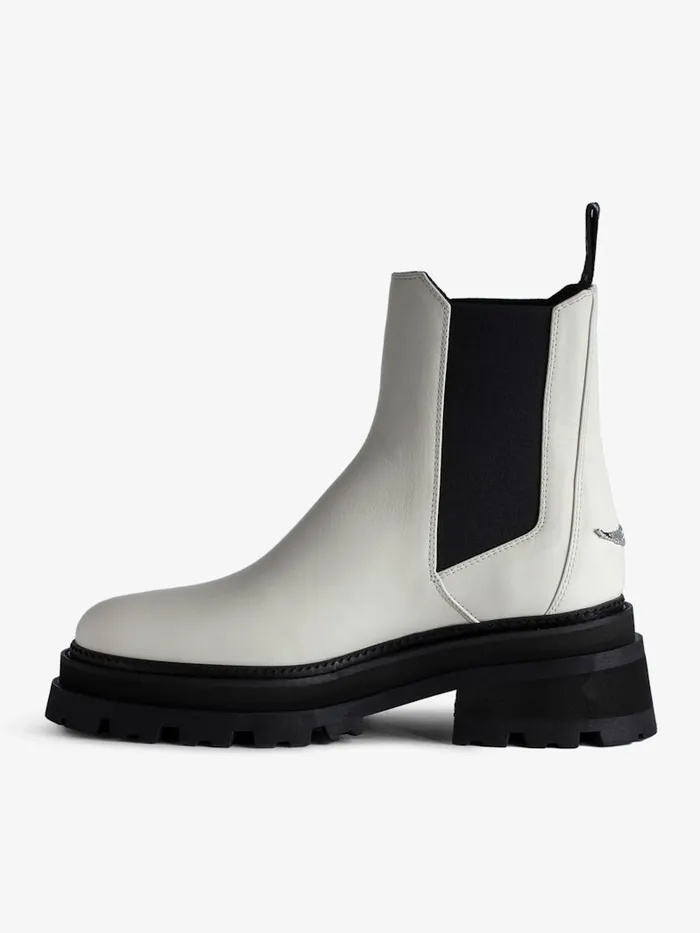 Women Zadig and Voltaire Boots Ride Chelsea Boots Ice