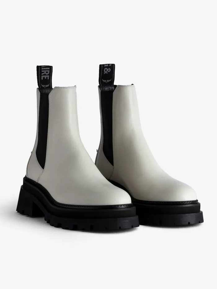 Women Zadig and Voltaire Boots Ride Chelsea Boots Ice