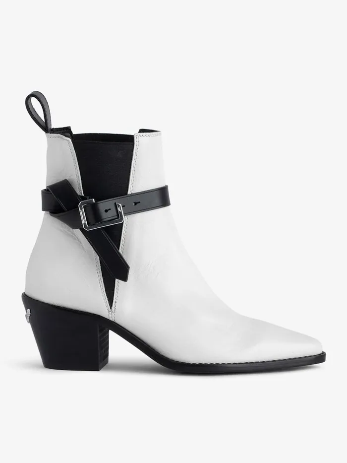 Women Zadig and Voltaire Boots Tyler Ankle Boots Ice