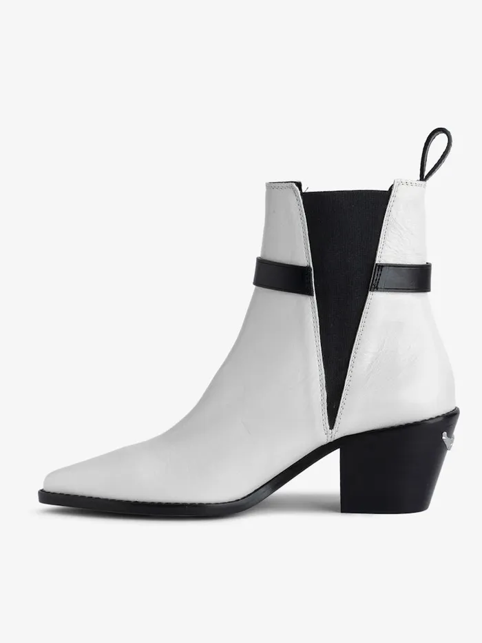Women Zadig and Voltaire Boots Tyler Ankle Boots Ice