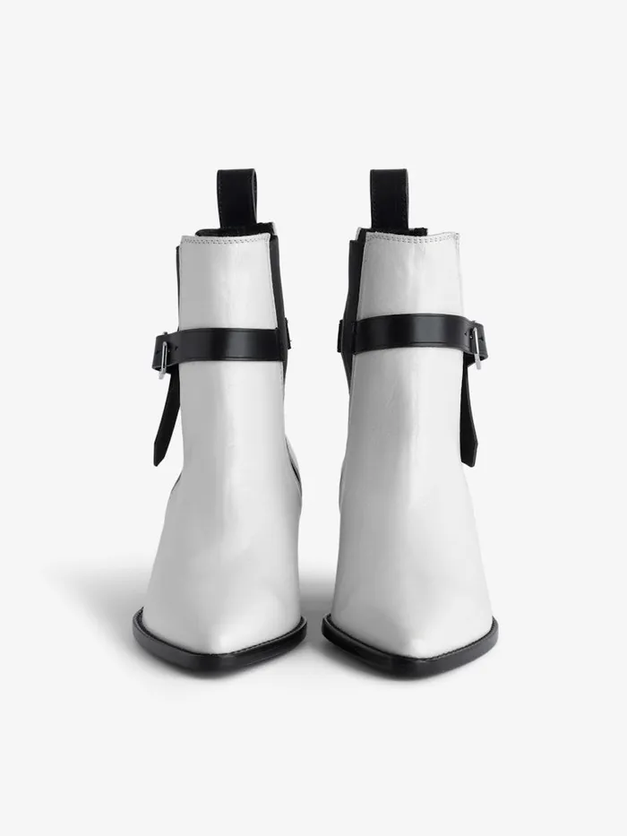 Women Zadig and Voltaire Boots Tyler Ankle Boots Ice