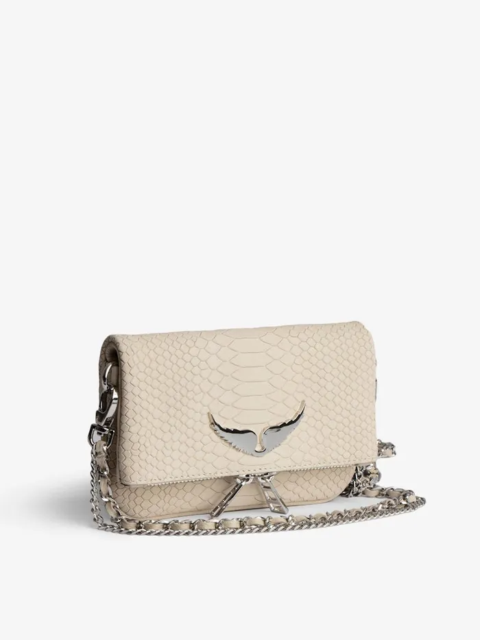 Women Zadig and Voltaire Clutches Nano Soft Savage Rock Clutch Flash