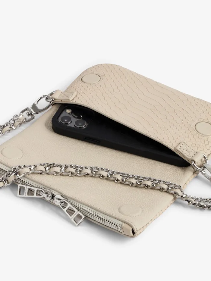 Women Zadig and Voltaire Clutches Nano Soft Savage Rock Clutch Flash