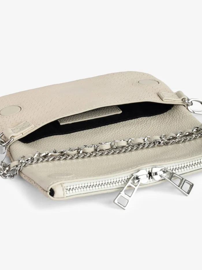 Women Zadig and Voltaire Clutches Nano Soft Savage Rock Clutch Flash