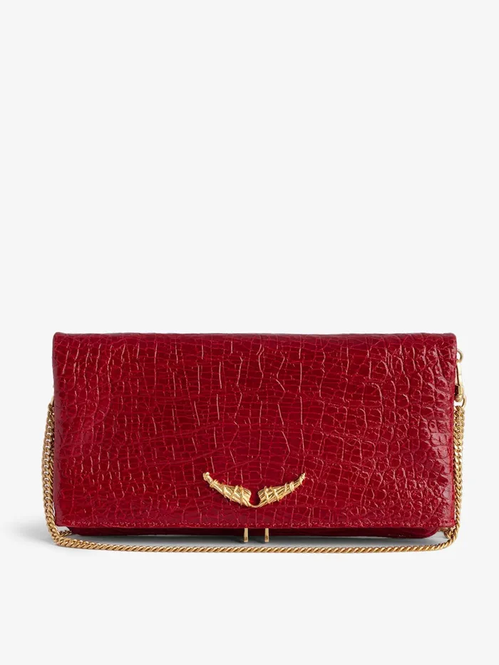 Women Zadig and Voltaire Clutches Rock Embossed Clutch Power