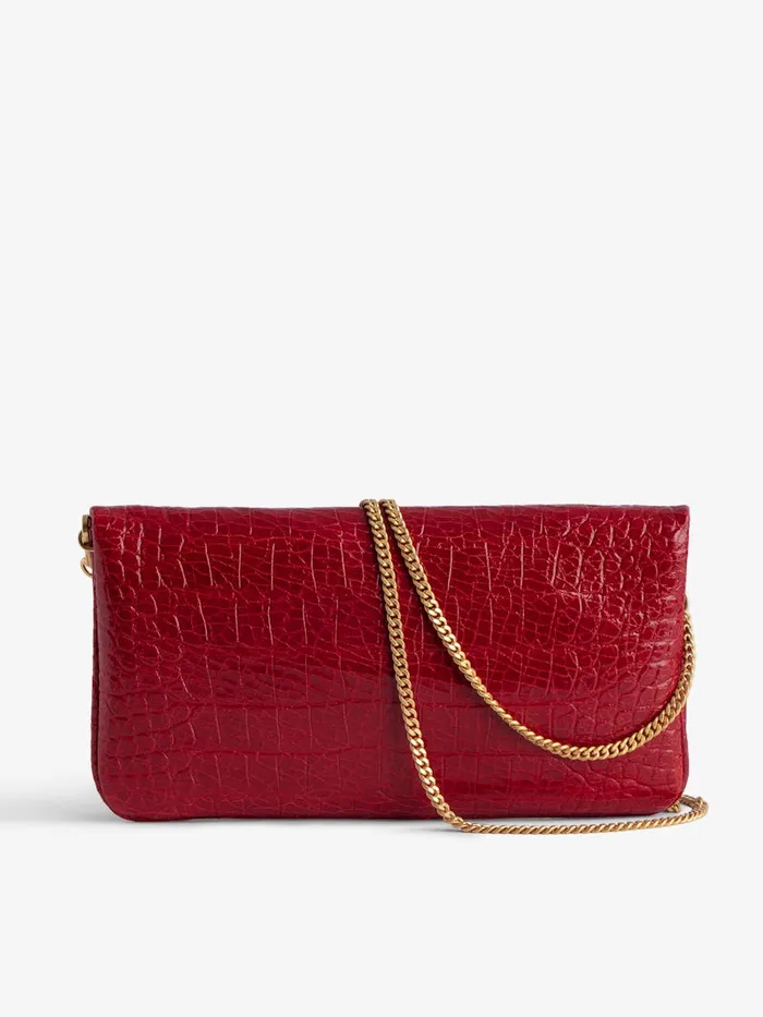 Women Zadig and Voltaire Clutches Rock Embossed Clutch Power