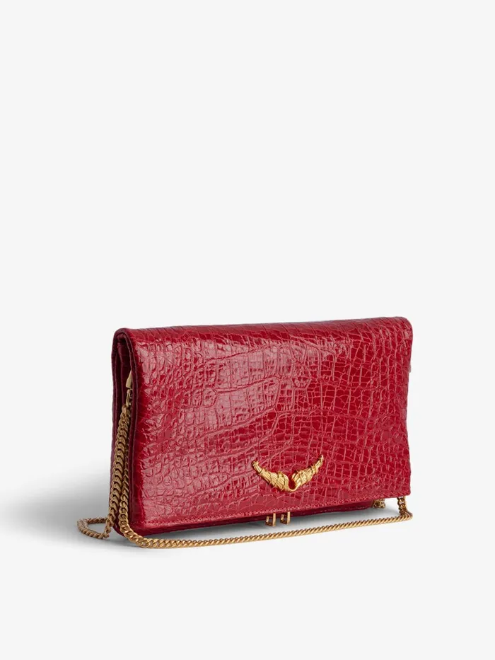 Women Zadig and Voltaire Clutches Rock Embossed Clutch Power