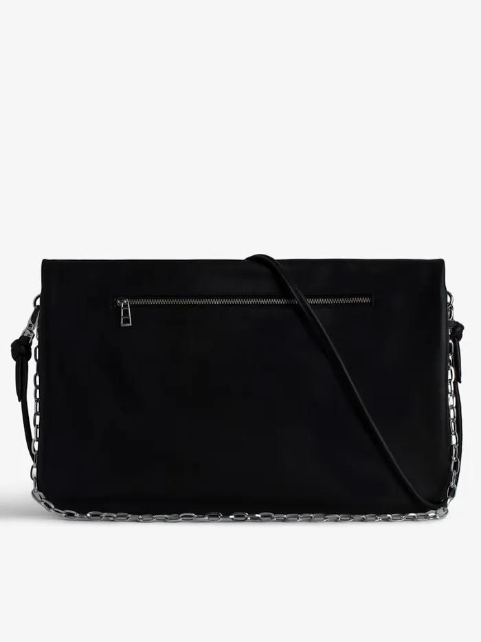 Women Zadig and Voltaire Clutches Rock Eternal XL Clutch Black