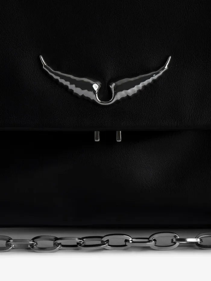 Women Zadig and Voltaire Clutches Rock Eternal XL Clutch Black