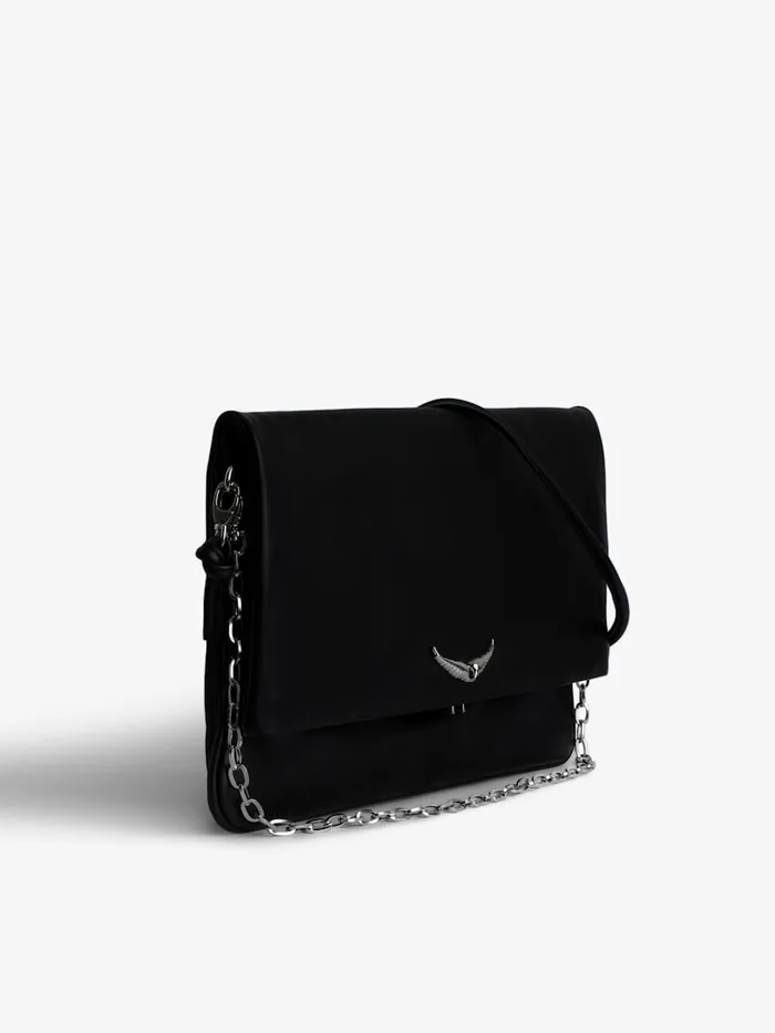 Women Zadig and Voltaire Clutches Rock Eternal XL Clutch Black