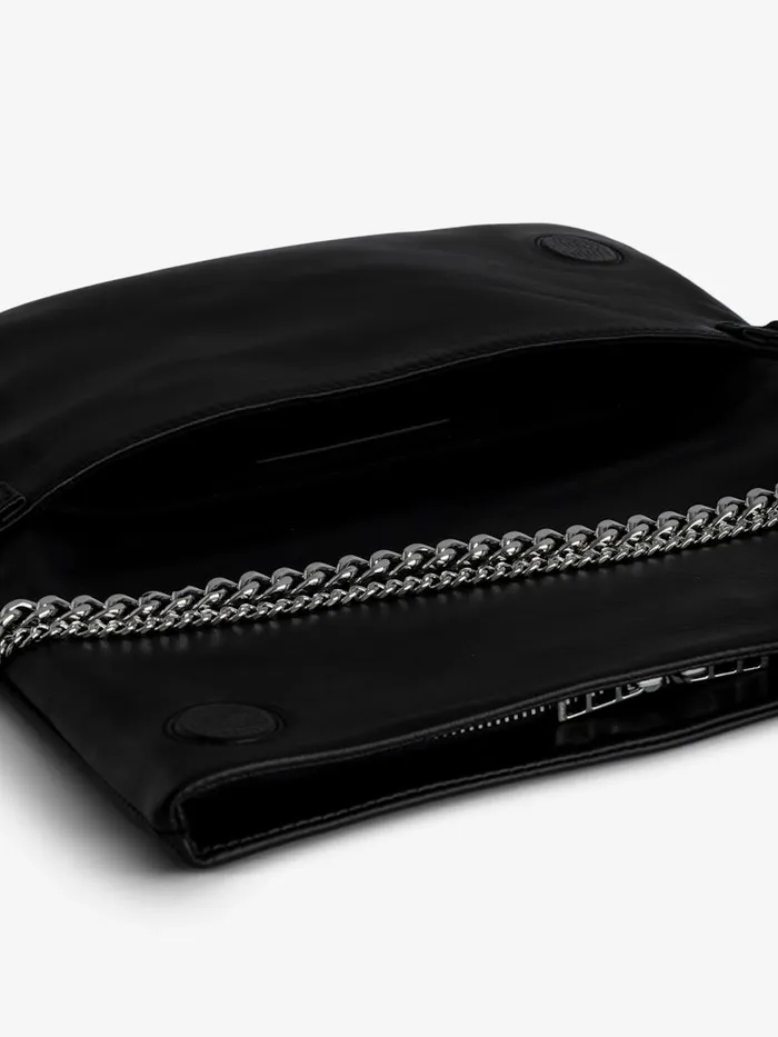 Women Zadig and Voltaire Clutches Rock Lucky Charms Clutch Black