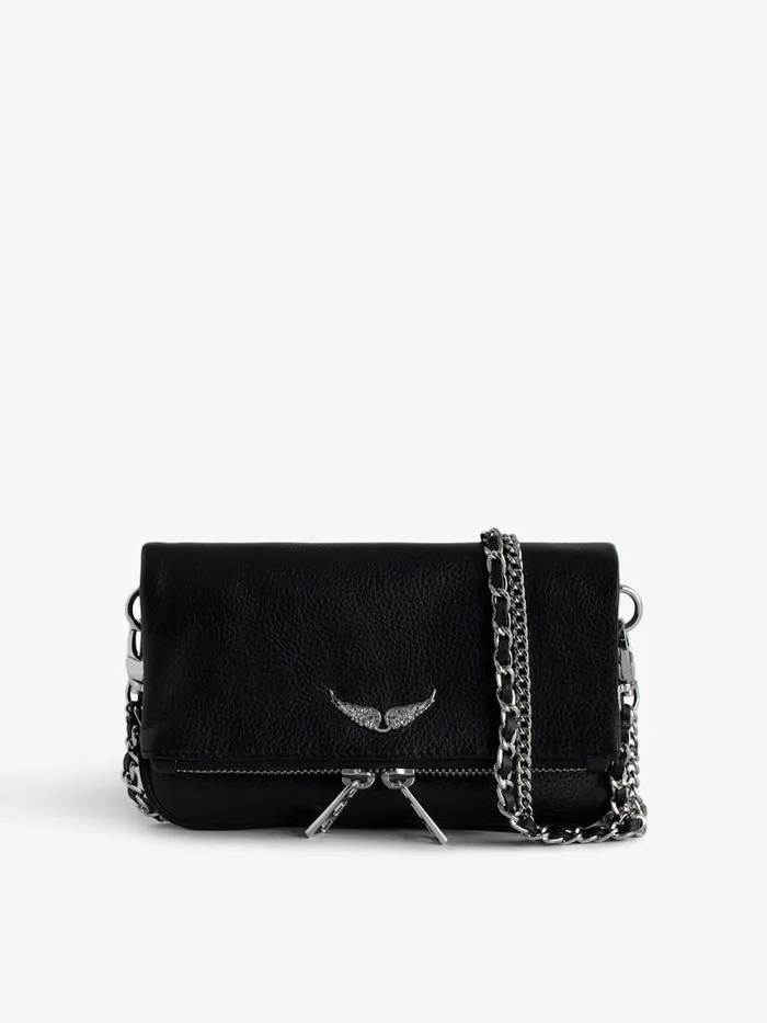 Women Zadig and Voltaire Clutches Rock Nano Bag Black