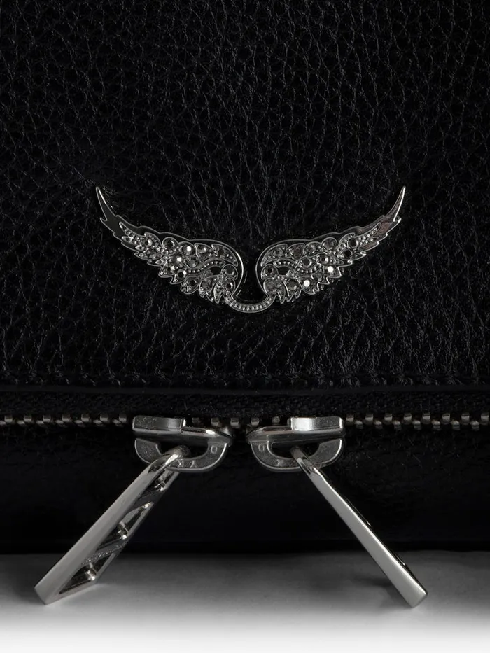 Women Zadig and Voltaire Clutches Rock Nano Bag Black