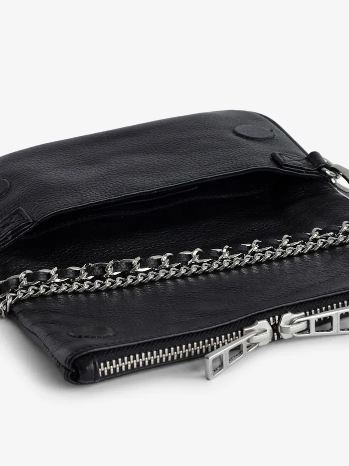 Women Zadig and Voltaire Clutches Rock Nano Bag Black