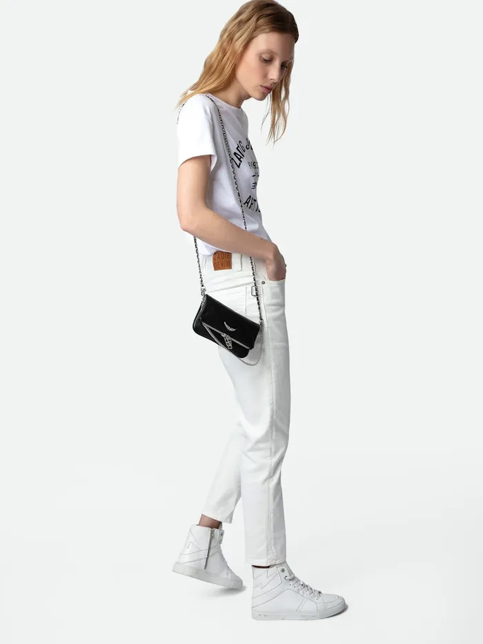 Women Zadig and Voltaire Clutches Rock Nano Bag Black