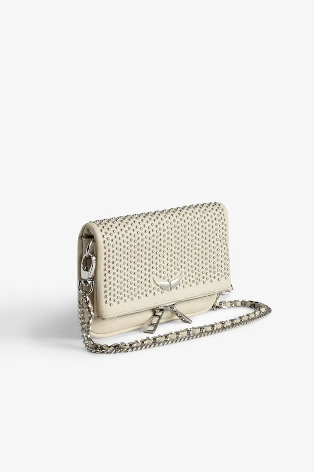 Women Zadig and Voltaire Clutches Rock Nano Dotted Swiss Clutch Flash