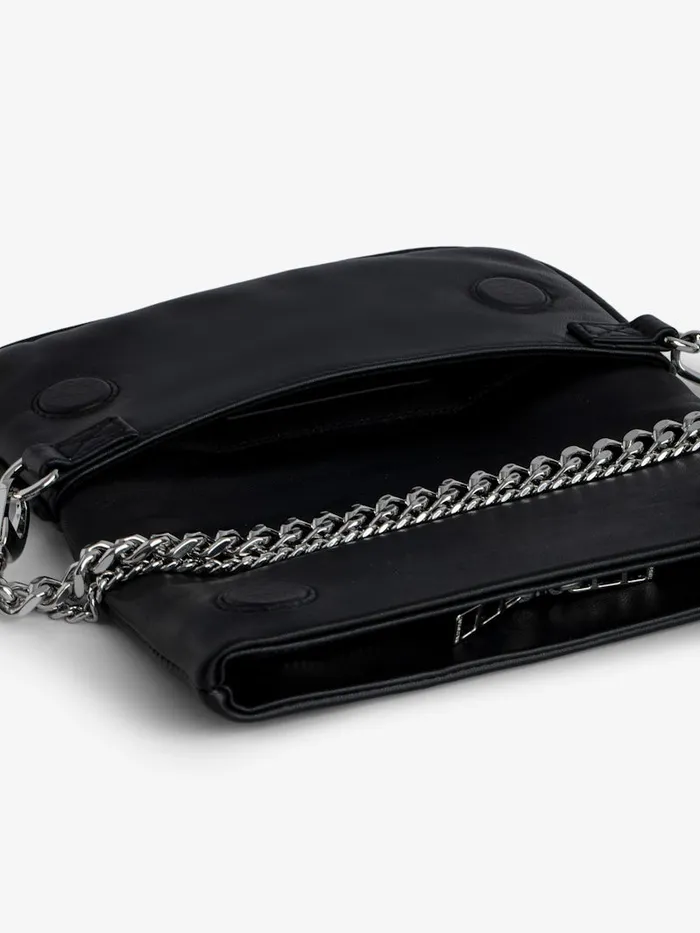 Women Zadig and Voltaire Clutches Rock Nano Lucky Charms Clutch Black