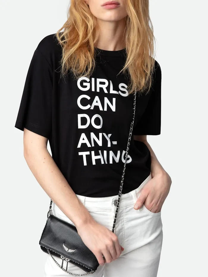 Women Zadig and Voltaire Clutches Rock Nano Studs Clutch Black