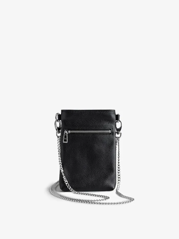 Women Zadig and Voltaire Clutches Rock Pouch Clutch Black