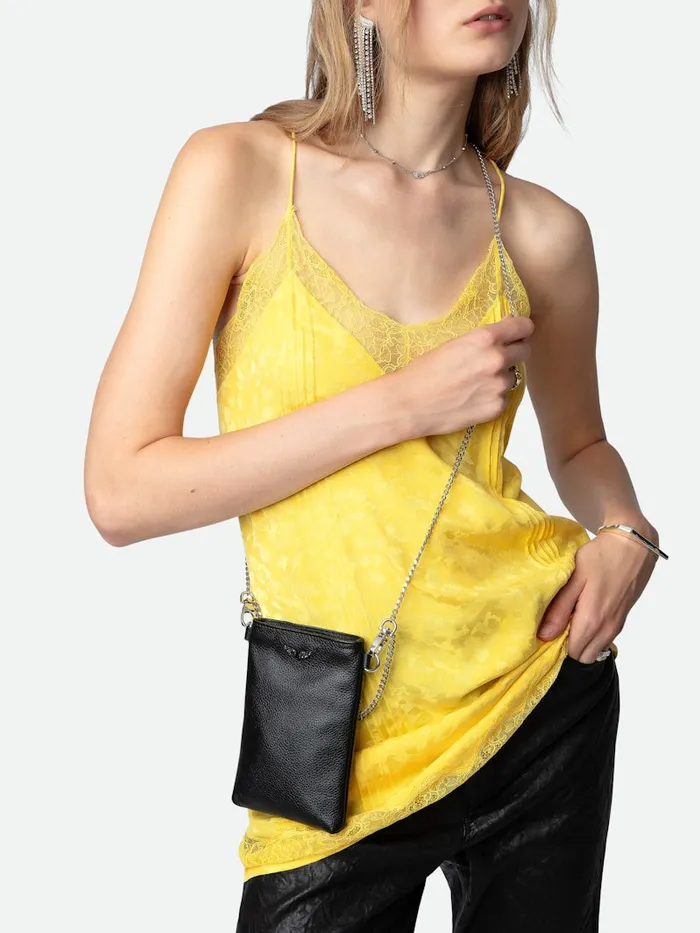 Women Zadig and Voltaire Clutches Rock Pouch Clutch Black