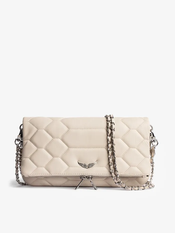 Women Zadig and Voltaire Clutches Rock Quilted Clutch Flash