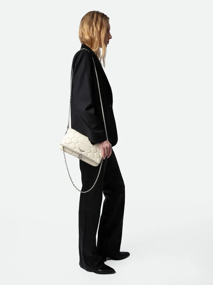 Women Zadig and Voltaire Clutches Rock Quilted Clutch Flash