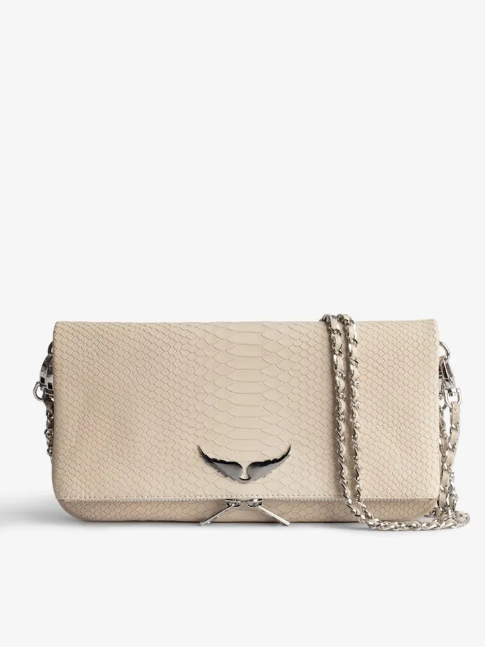 Women Zadig and Voltaire Clutches Rock Soft Savage Clutch Flash