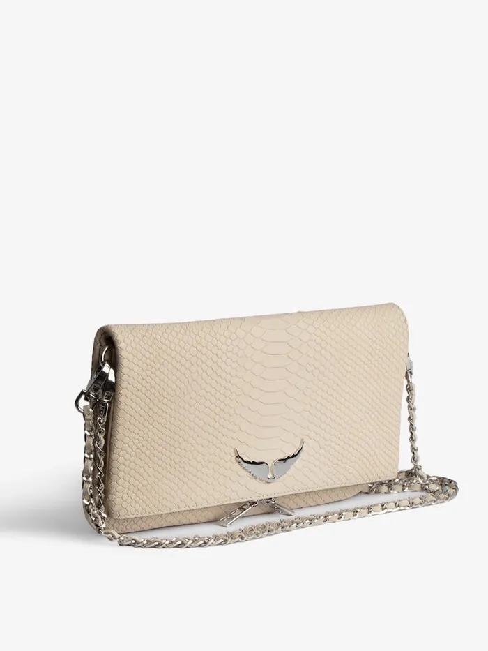 Women Zadig and Voltaire Clutches Rock Soft Savage Clutch Flash
