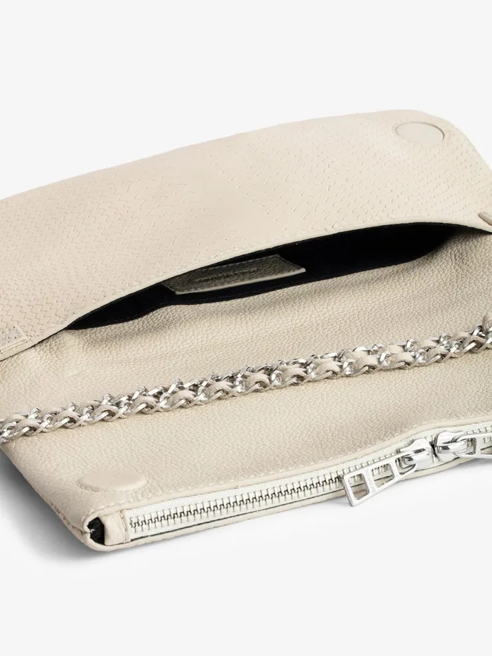 Women Zadig and Voltaire Clutches Rock Soft Savage Clutch Flash