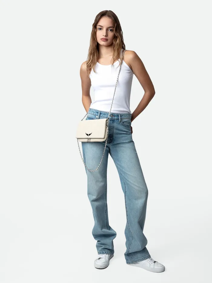 Women Zadig and Voltaire Clutches Rock Soft Savage Clutch Flash