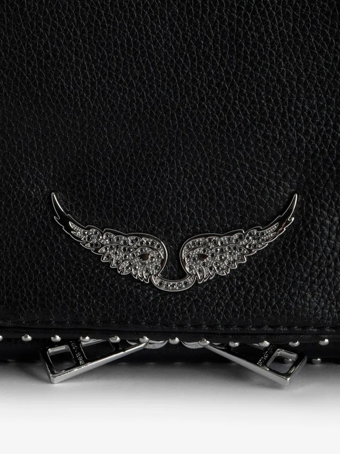 Women Zadig and Voltaire Clutches Rock Studs Clutch Black