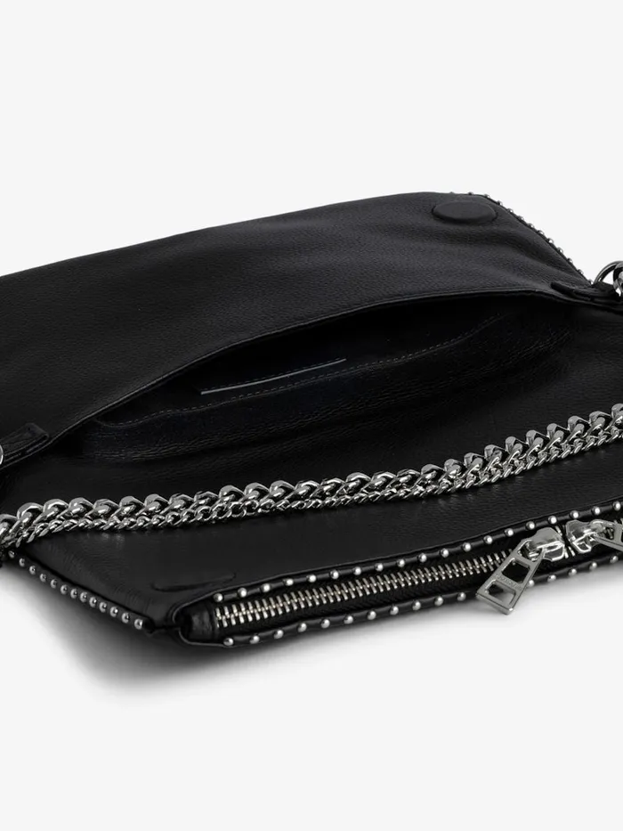 Women Zadig and Voltaire Clutches Rock Studs Clutch Black