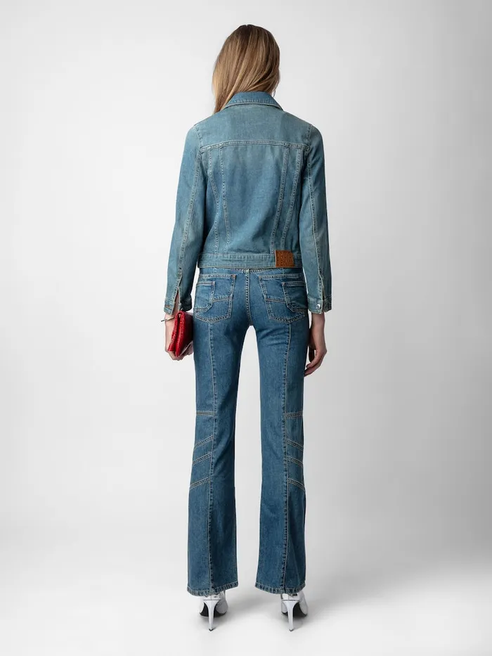 Women Zadig and Voltaire Denim Elvira Jeans Light Blue