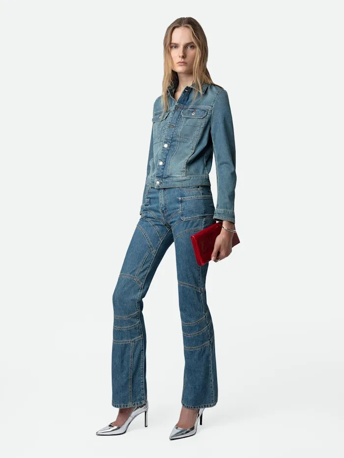 Women Zadig and Voltaire Denim Elvira Jeans Light Blue
