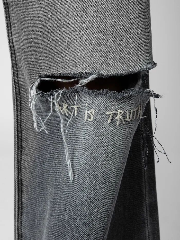 Women Zadig and Voltaire Denim Evy Jeans Grey