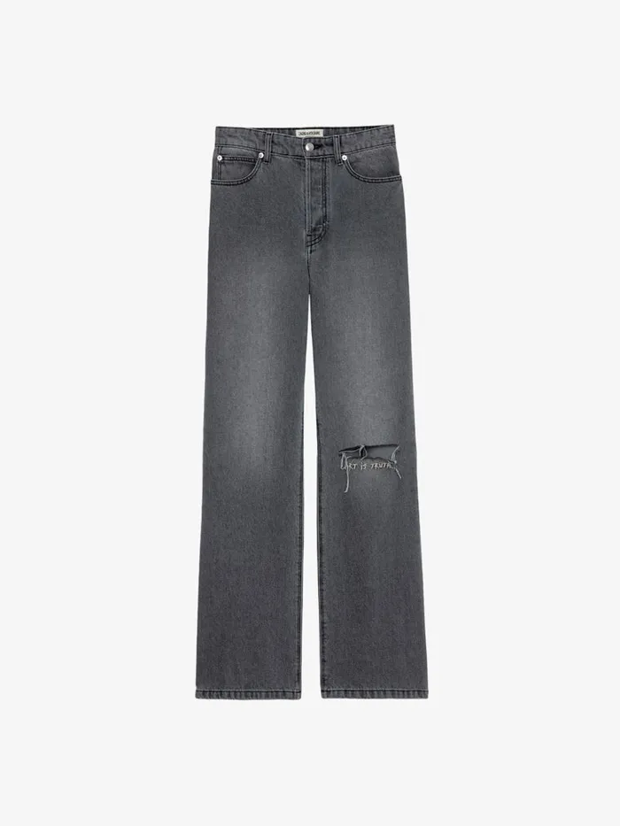 Women Zadig and Voltaire Denim Evy Jeans Grey