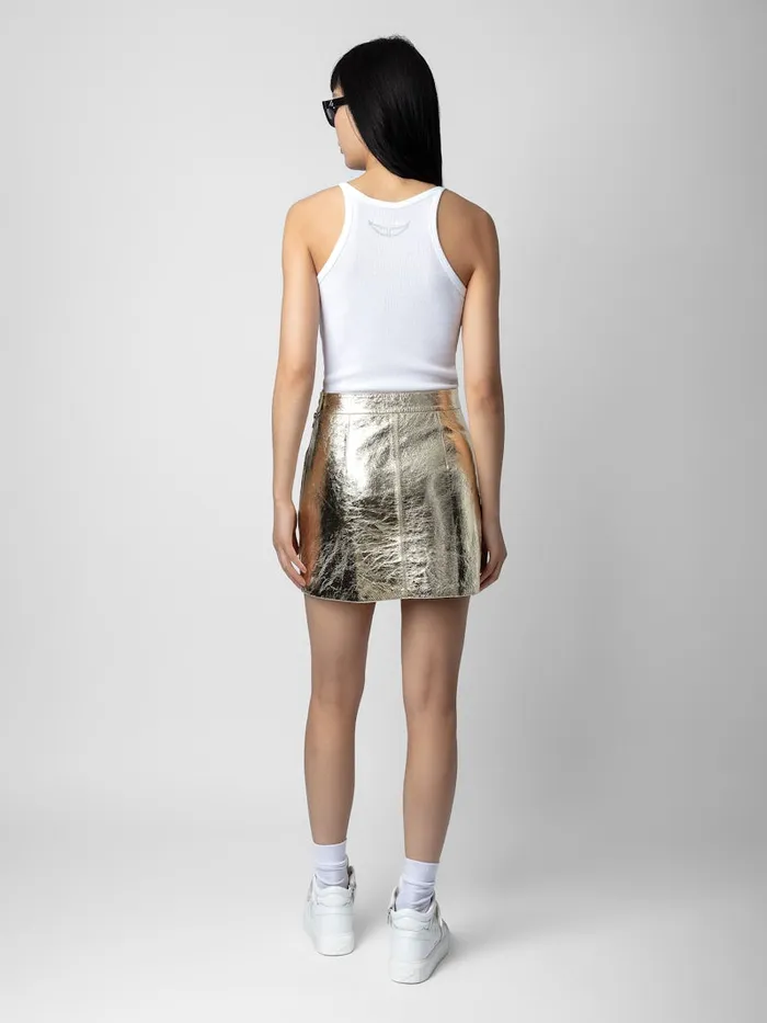 Women Zadig and Voltaire Dresses and Skirts Jinette Leather Skirt Shea