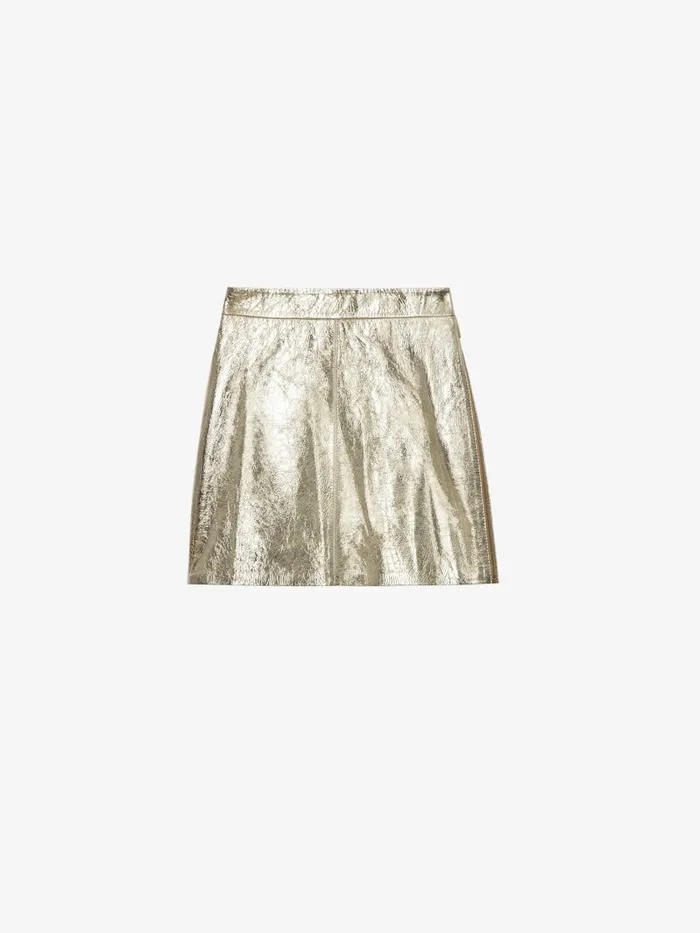 Women Zadig and Voltaire Dresses and Skirts Jinette Leather Skirt Shea