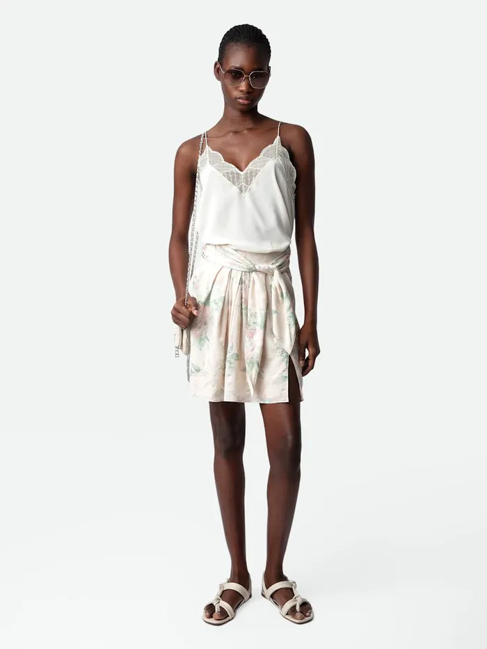Women Zadig and Voltaire Dresses and Skirts Joji Skirt Mastic
