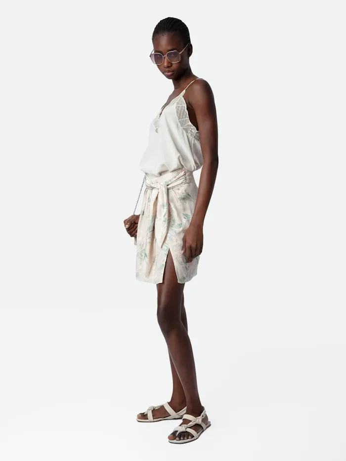 Women Zadig and Voltaire Dresses and Skirts Joji Skirt Mastic