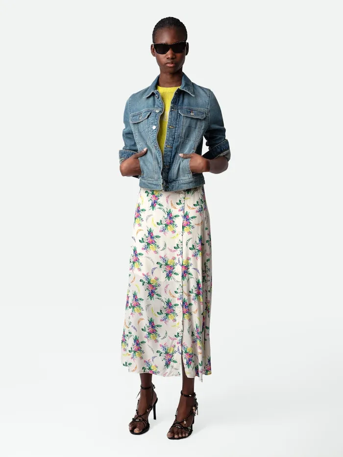 Women Zadig and Voltaire Dresses and Skirts June Skirt Mastic