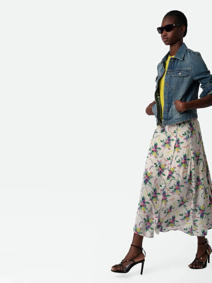 Women Zadig and Voltaire Dresses and Skirts June Skirt Mastic