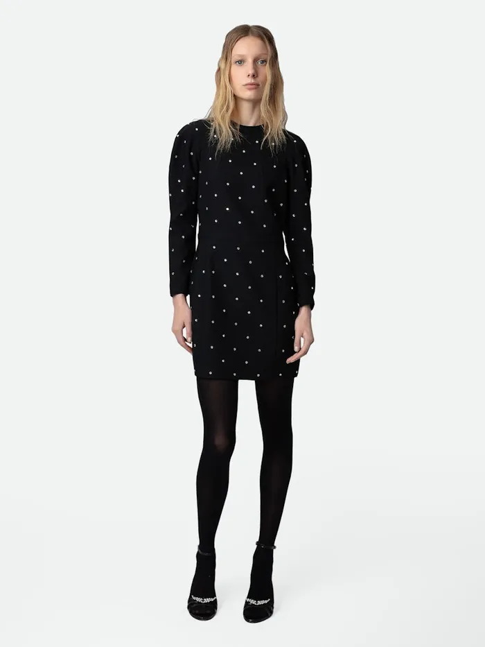 Women Zadig and Voltaire Dresses and Skirts Racia Diamant Dress Black