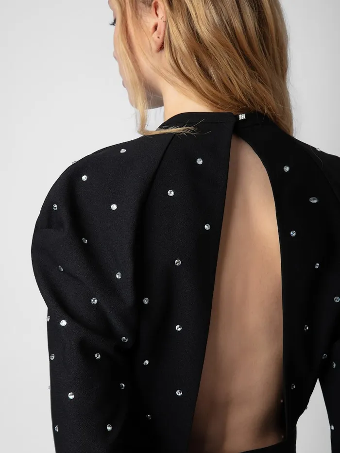 Women Zadig and Voltaire Dresses and Skirts Racia Diamant Dress Black