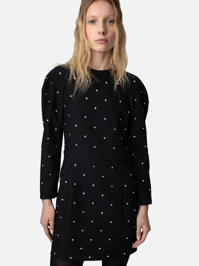 Women Zadig and Voltaire Dresses and Skirts Racia Diamant Dress Black