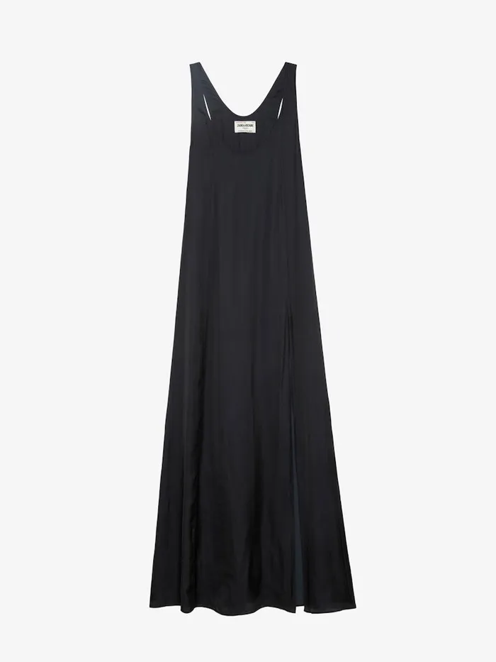 Women Zadig and Voltaire Dresses and Skirts Rarys Satin Dress Black