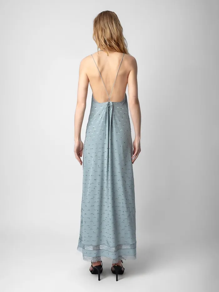 Women Zadig and Voltaire Dresses and Skirts Reman Silk Jacquard Dress Glacier