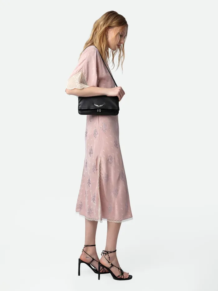 Women Zadig and Voltaire Dresses and Skirts Rey Silk Jacquard Dress Primrose