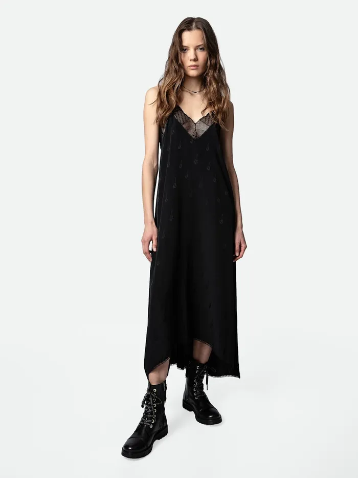 Women Zadig and Voltaire Dresses and Skirts Risty Jac Guitar Dress Black