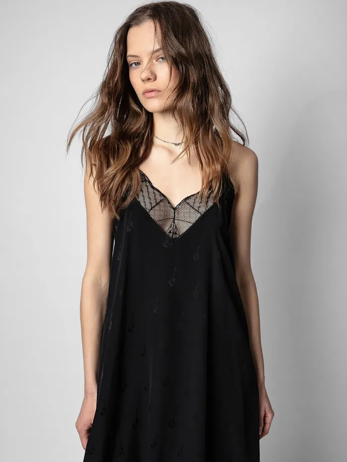 Women Zadig and Voltaire Dresses and Skirts Risty Jac Guitar Dress Black